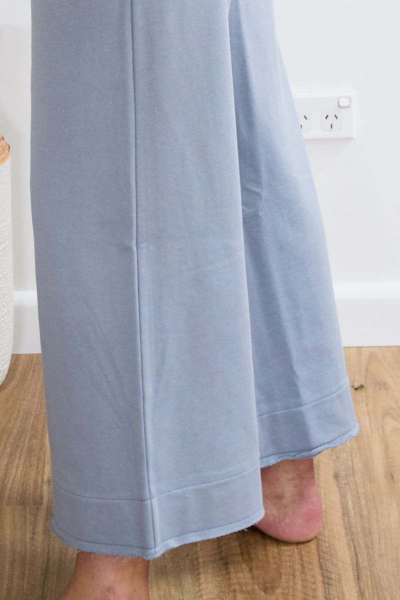 Carrie two-piece lounge suit - winter blue