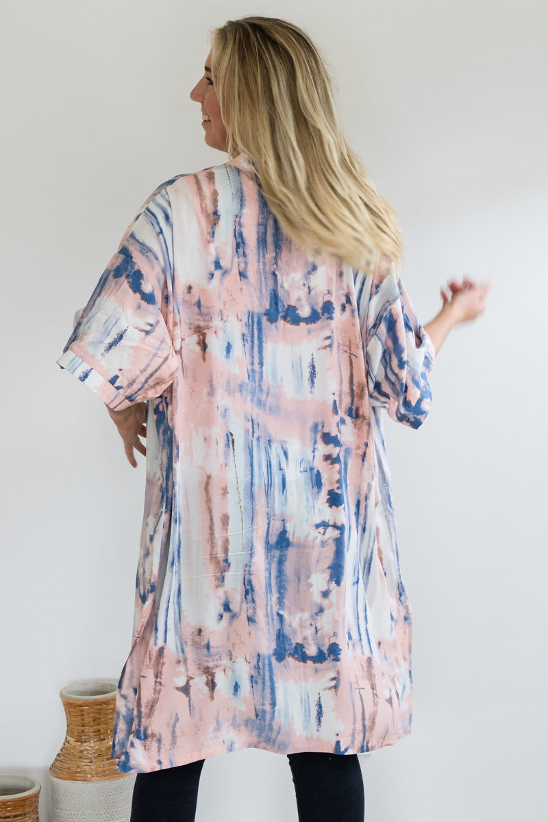 Caro Long line overshirt - Milky Way Disco