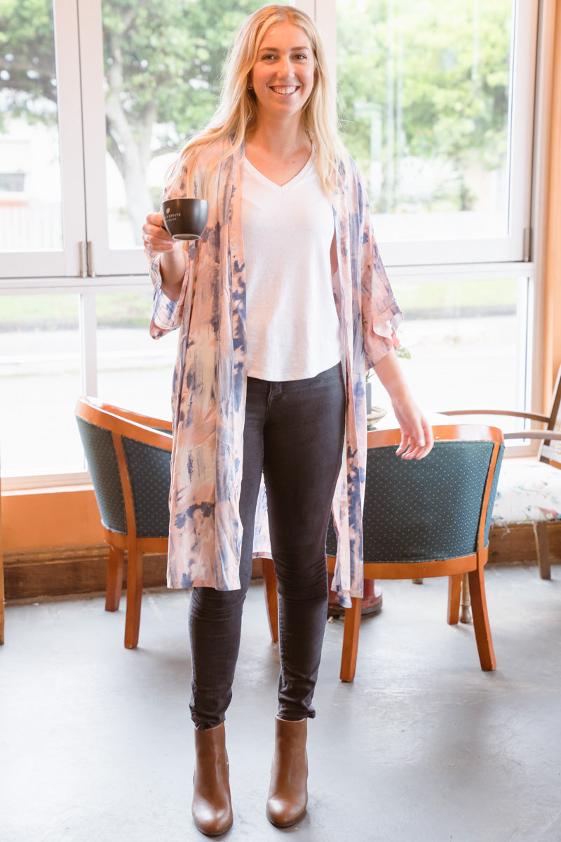 Caro Long line overshirt - Milky Way Disco