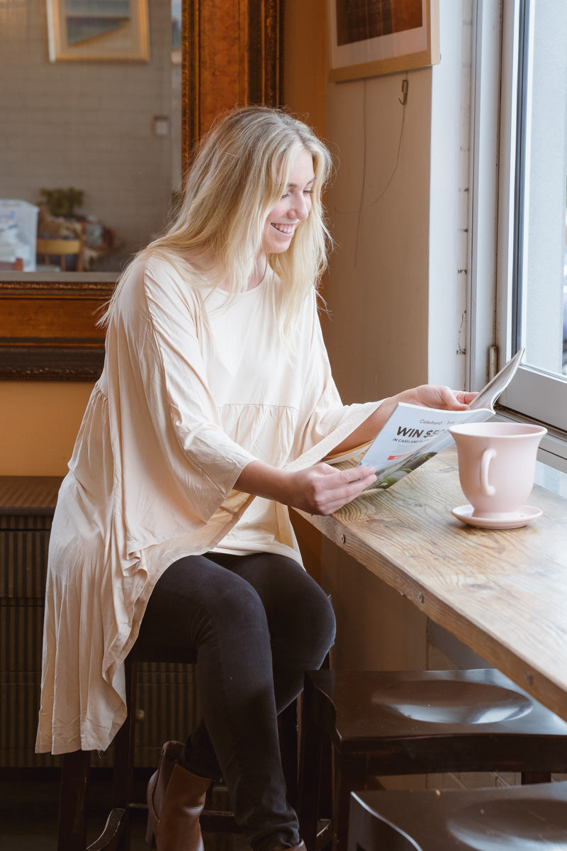 Slouch Tunic - Latte