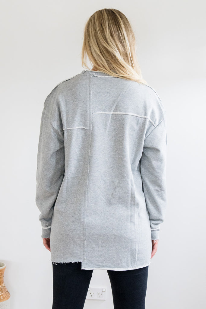 Shelby sweater - winter gray