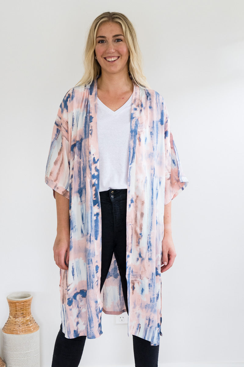 Caro Long line overshirt - Milky Way Disco