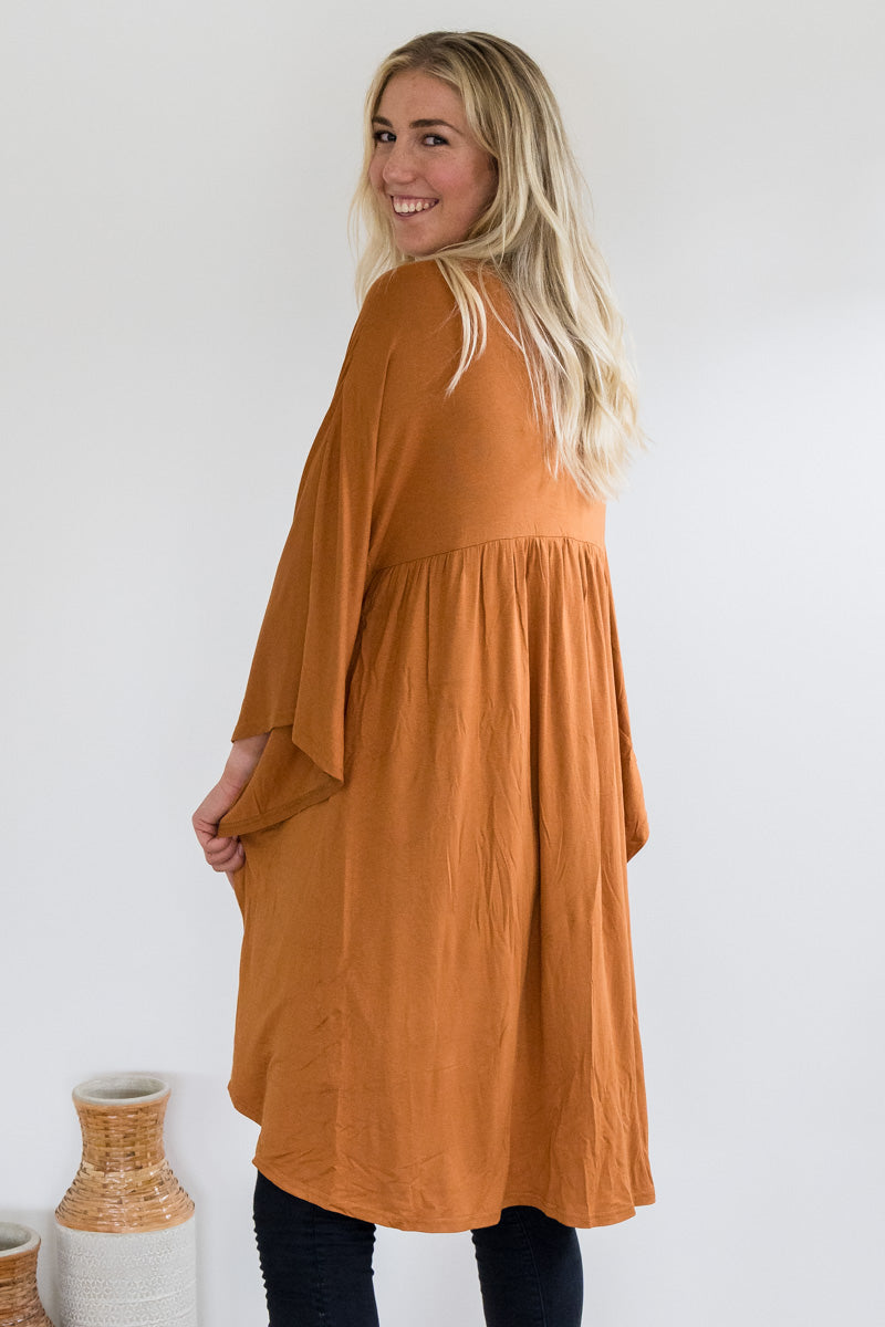 Slouch Tunic - Caramel
