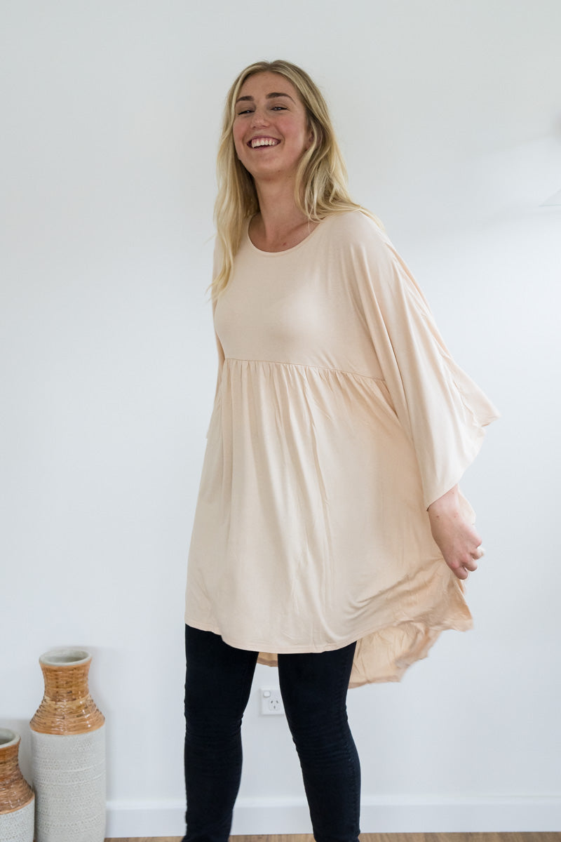 Slouch Tunic - Latte