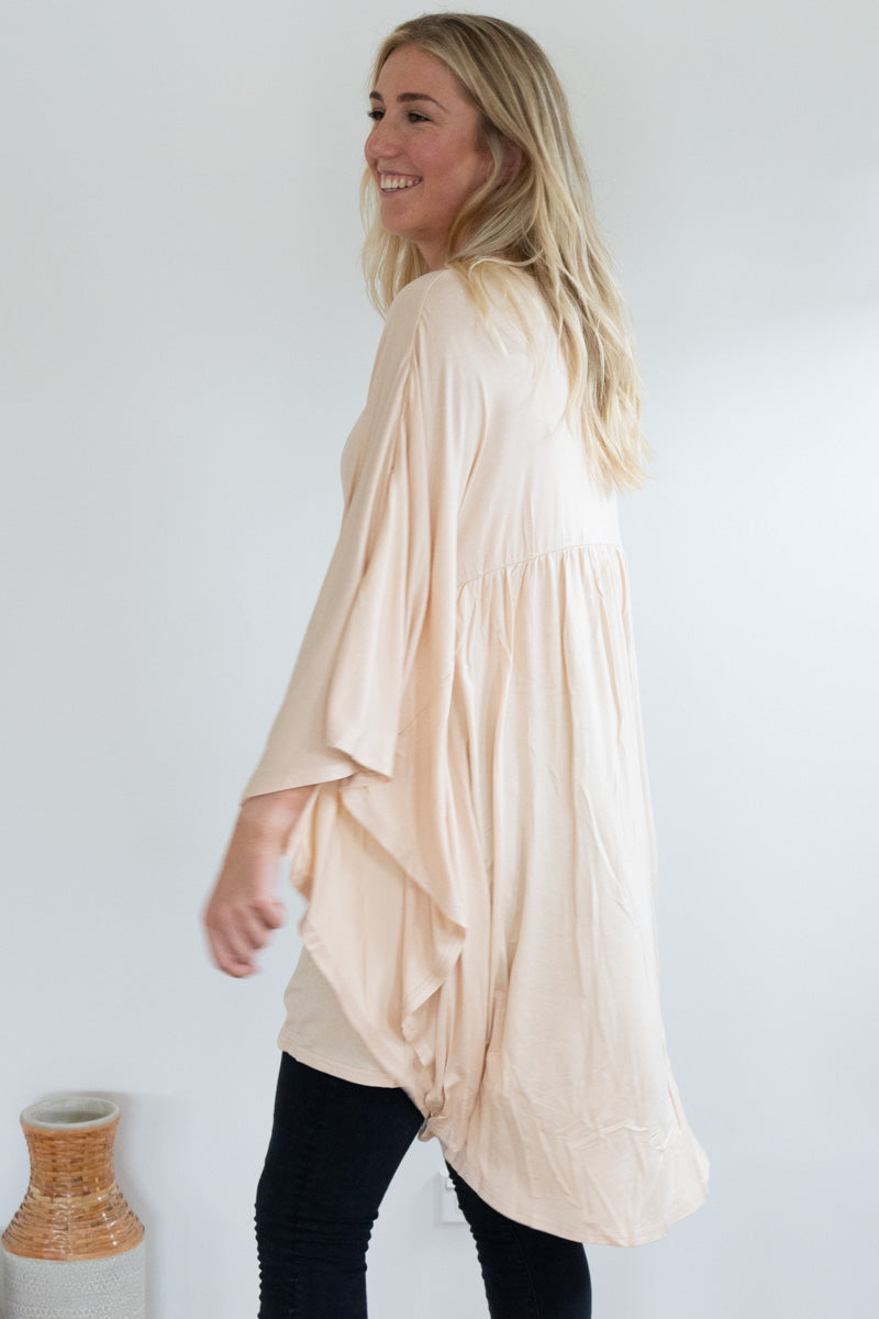 Slouch Tunic - Latte
