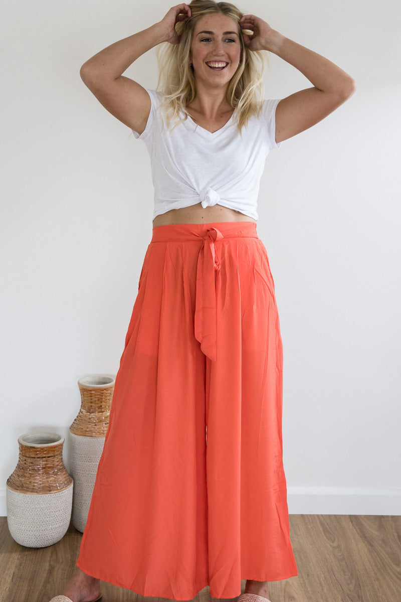 Palazzo Pants - Orange Soda