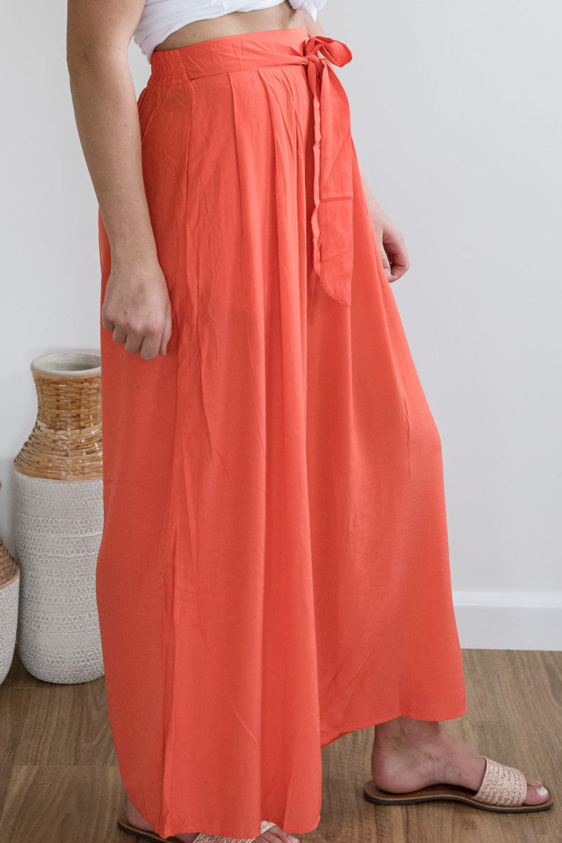 Palazzo Pants - Orange Soda