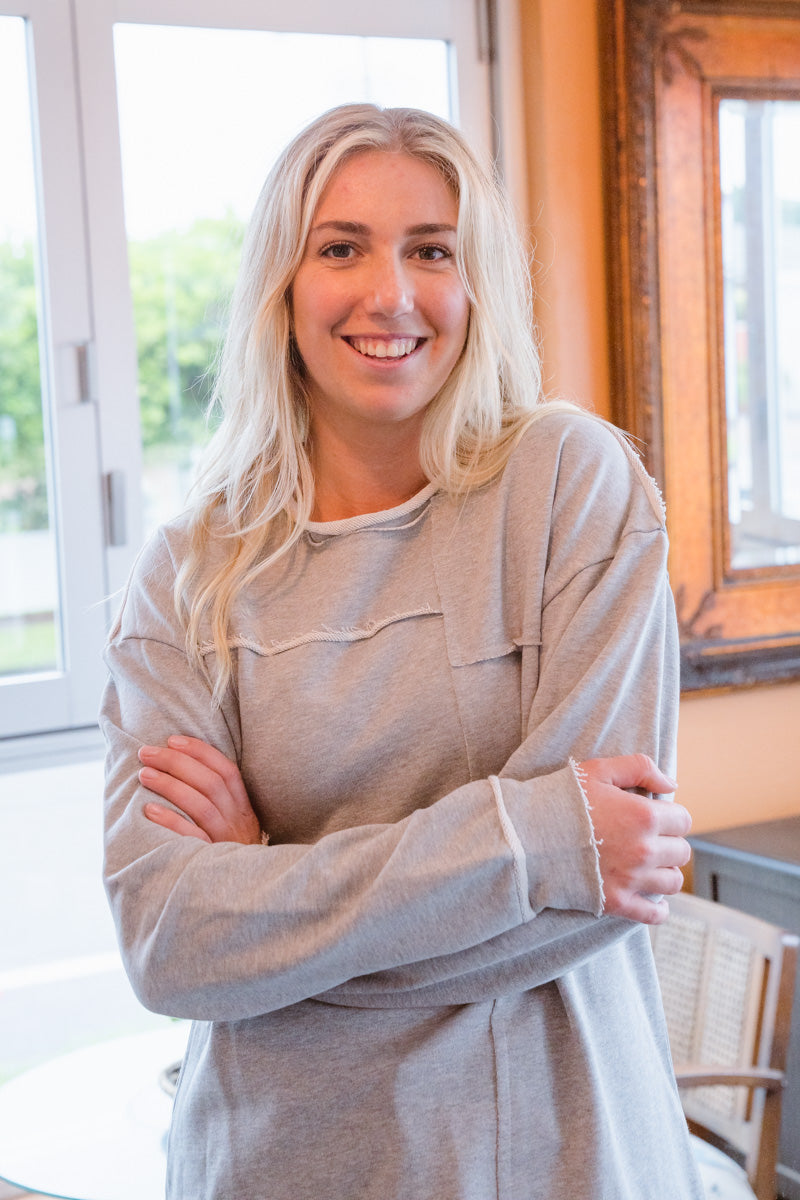 Shelby sweater - winter gray